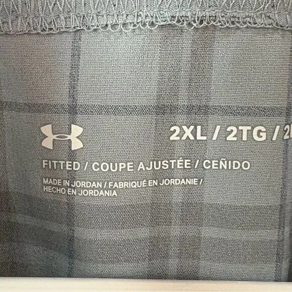 Under Armour Mens Drift Tide 2.0 Plaid Short-Sleeve T-Shirt - Picture 6 of 9